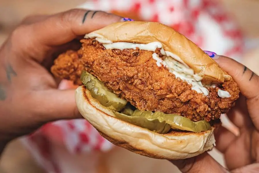 Spicy chicken sandwich