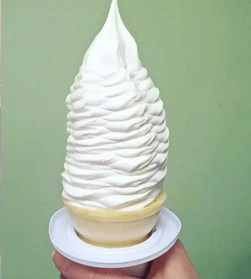 Carvel vanilla ice cream.