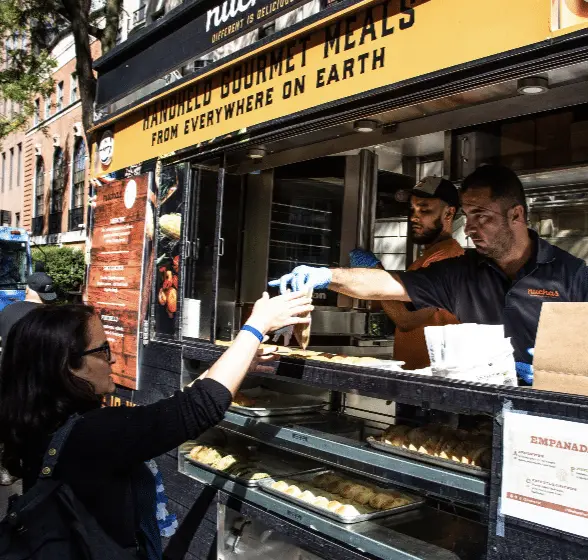 Nuchas food cart.