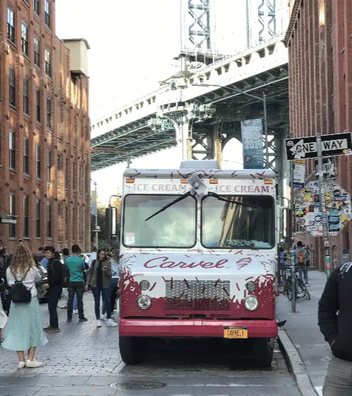 Carvel ice cream truck.