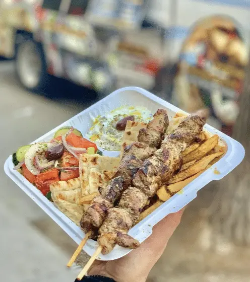 King Souvlaki food truck catering.