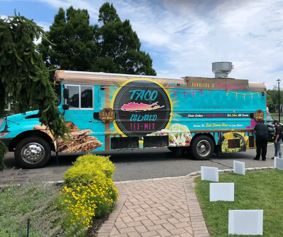 Taco Island Tex Mex Food Truck Bus