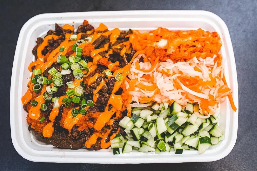 Big Ds Bulgogi Rice Platter