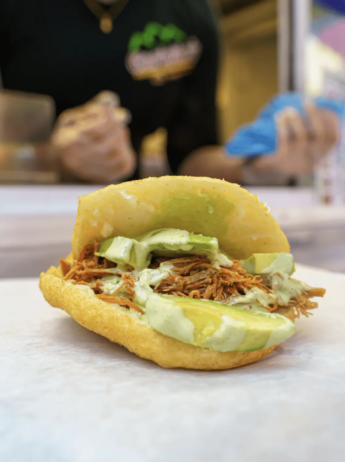 Beef Avocado Arepa