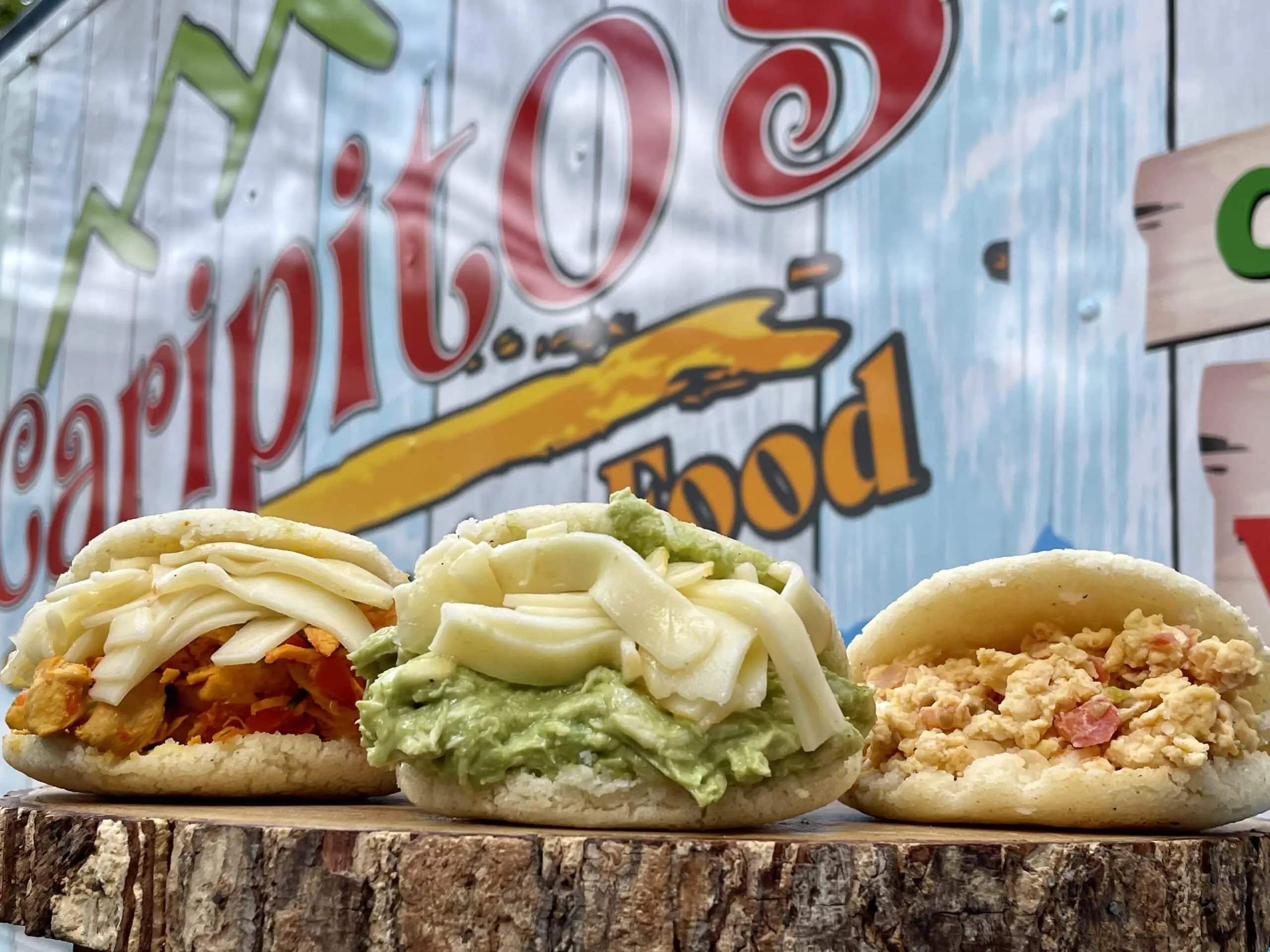 Venezuelan Arepas from Caripito's Food Truck
