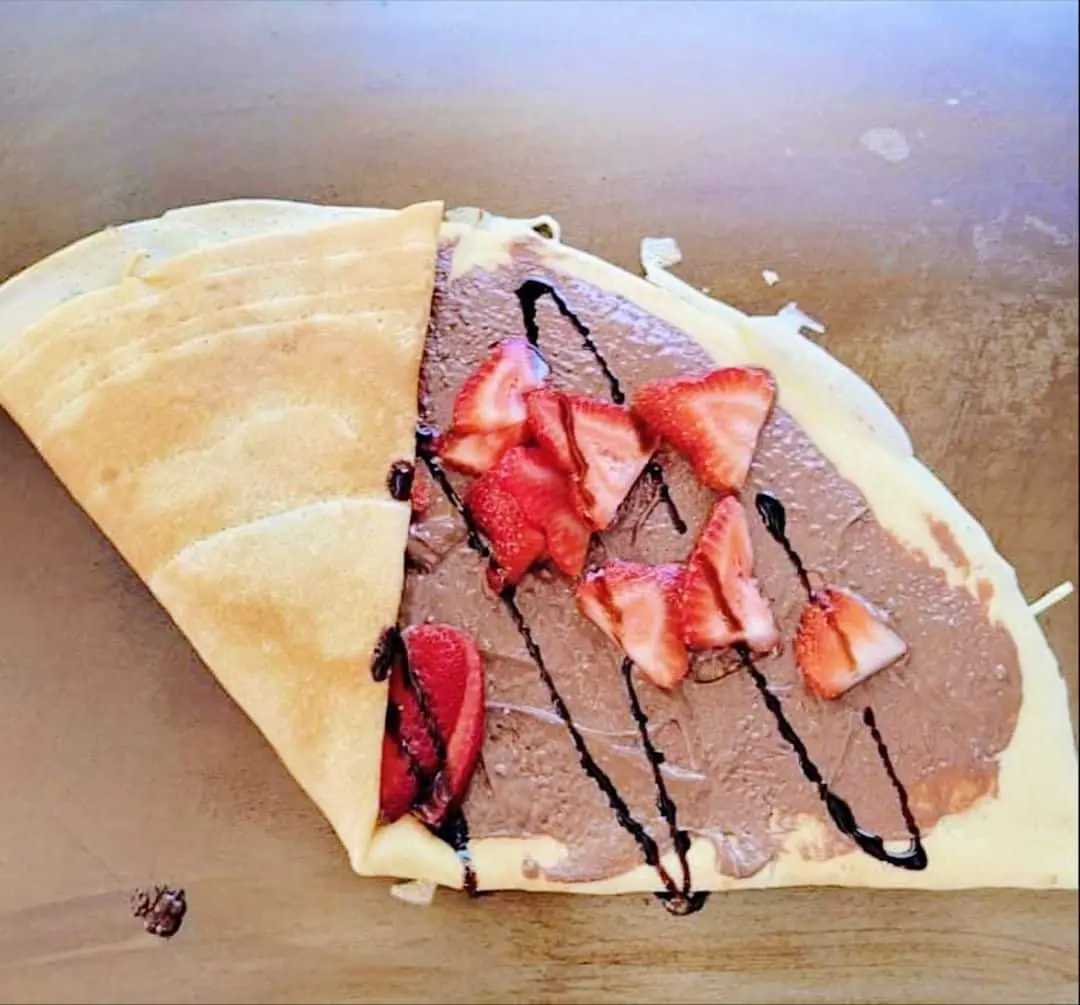 Strawberry Nutella Crepe Food Truck NY