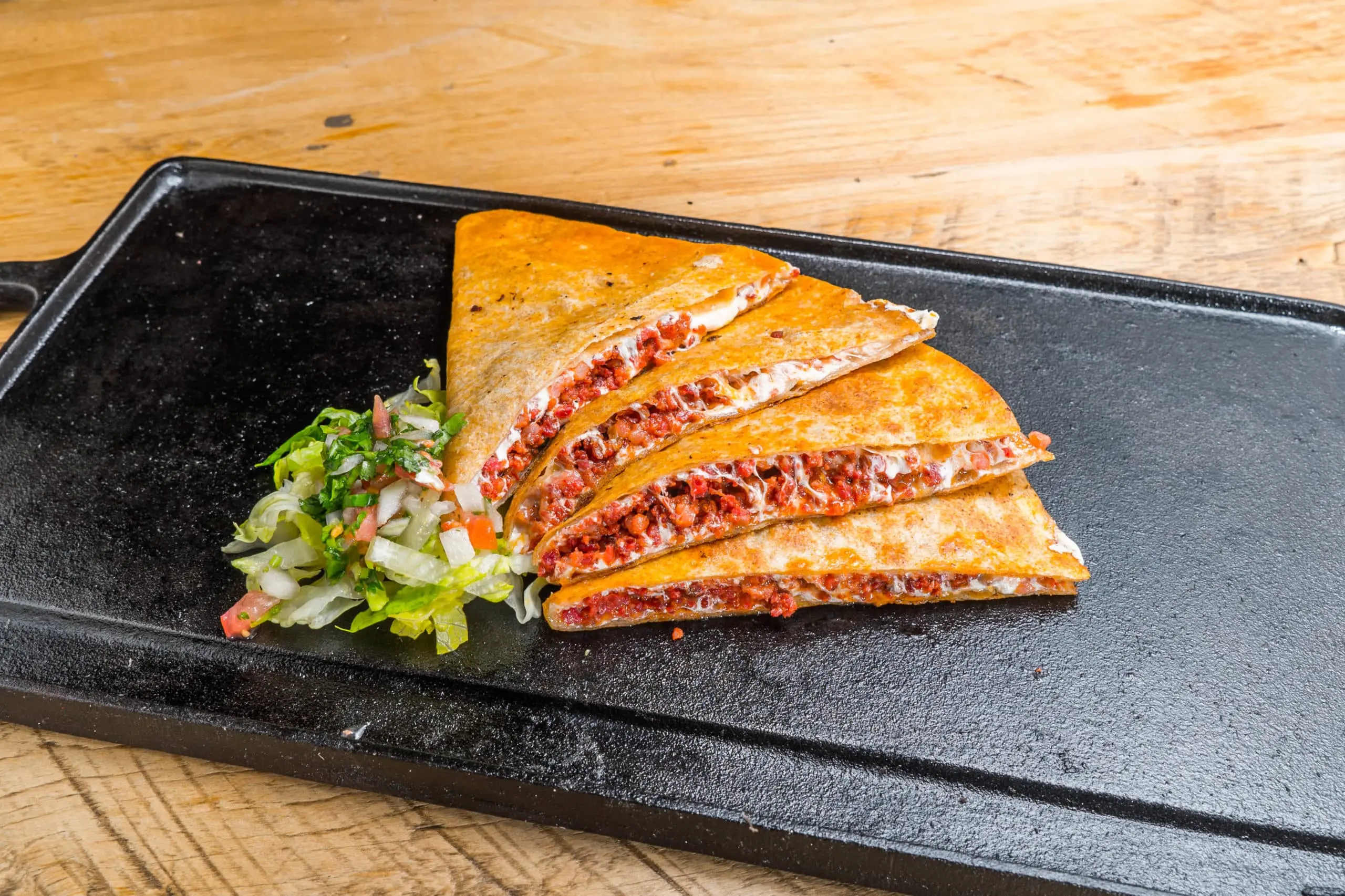 El Toro Rojo food truck Chorizo quesadilla