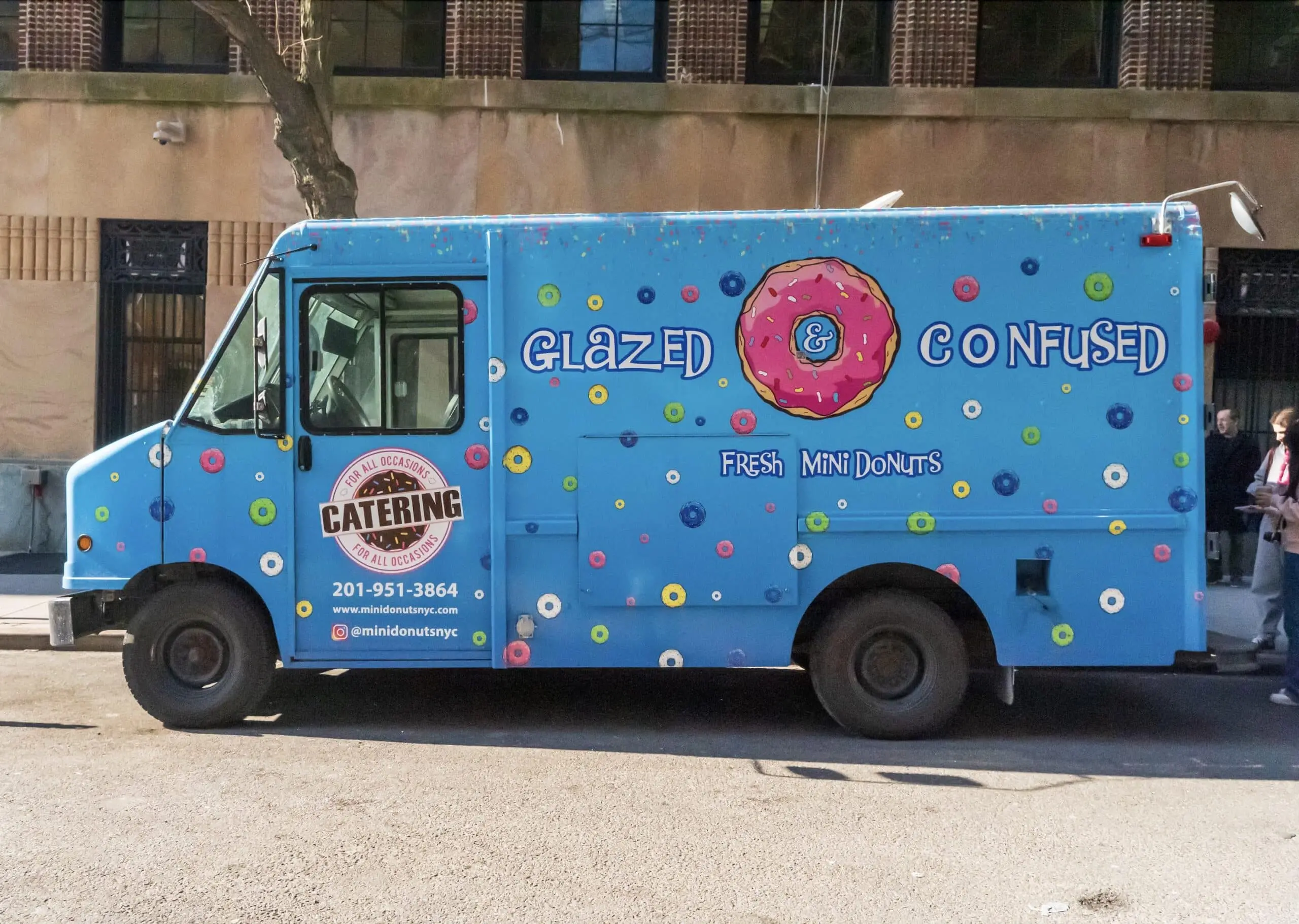 Glazed & Confused mini donuts food truck NYC
