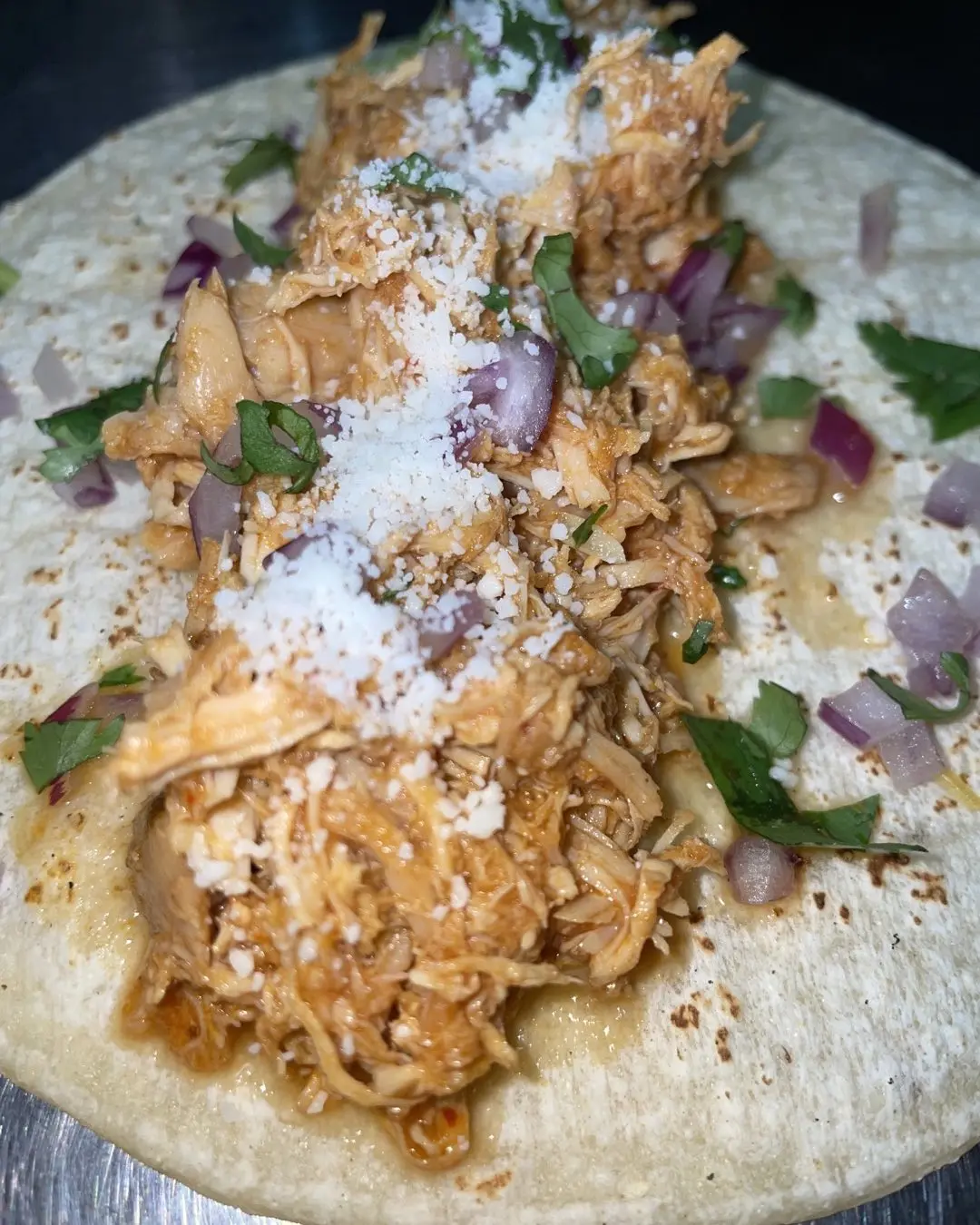 Tinga Chicken Taco