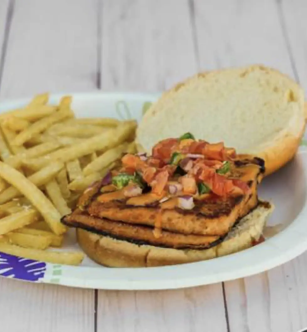 Seitan sandwich from maui chop house