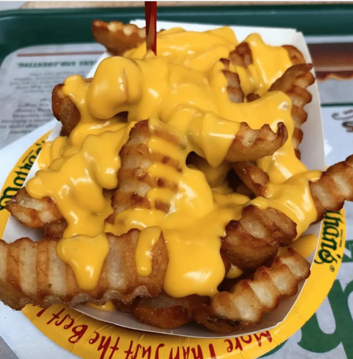 nathan's famous crinkle cut cheese fries