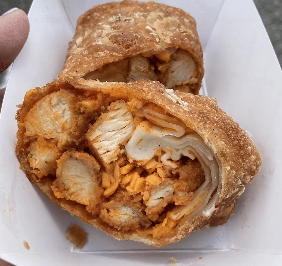 Rescue Rolls Buffalo Chicken Egg Roll